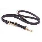 Multipurpose Black Biothane English Pointer Leash for over 7 Different Activities