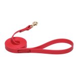 Red Waterproof English Pointer Leash Made of Biothane