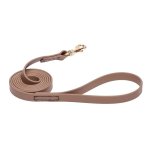 Khaki Waterproof English Pointer Leash Made of Biothane