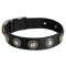 English Pointer Nylon Dog Collar with Circles Decoration