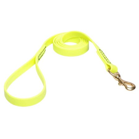 Yellow Waterproof English Pointer Leash Made of Biothane