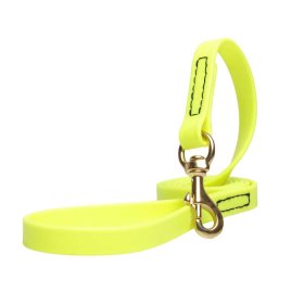Yellow Waterproof English Pointer Leash Made of Biothane