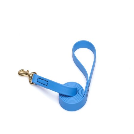 Blue Waterproof English Pointer Leash Made of Biothane