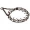 Strong Herm Sprenger English Pointer Pinch Prong Collar of Black Stainless Steel - 2.25 mm (1/11 inch)