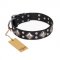"Smart Geometry" FDT Artisan Studded Leather English Pointer Collar