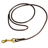 Fully Beneficial Show Leather English Pointer Leash - Comfort for You and Your Dog