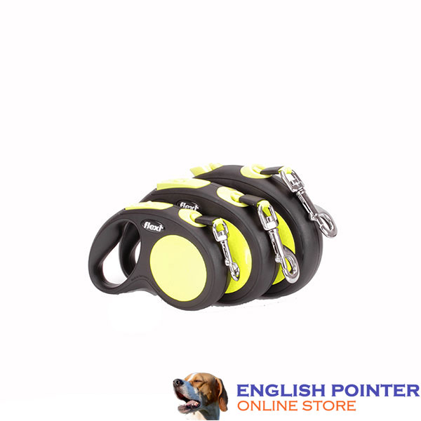 Retractable Leash with Easy-to-use Durable Chrome Plated Snap