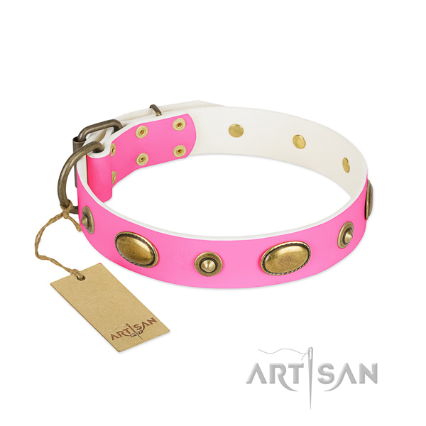 Best quality natural leather collar for your pet