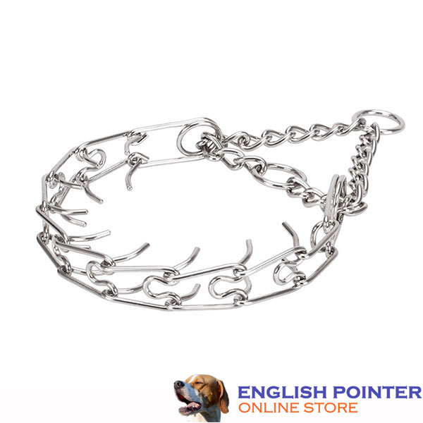 Prong collar with corrosion resistant O-ring of stainless steel