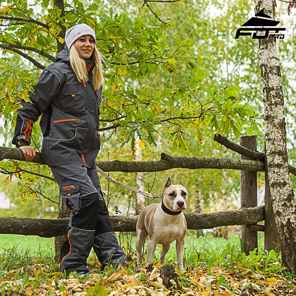 FDT Pro Orange Logo on Men / Women Design Pants for Active Dog Trainers