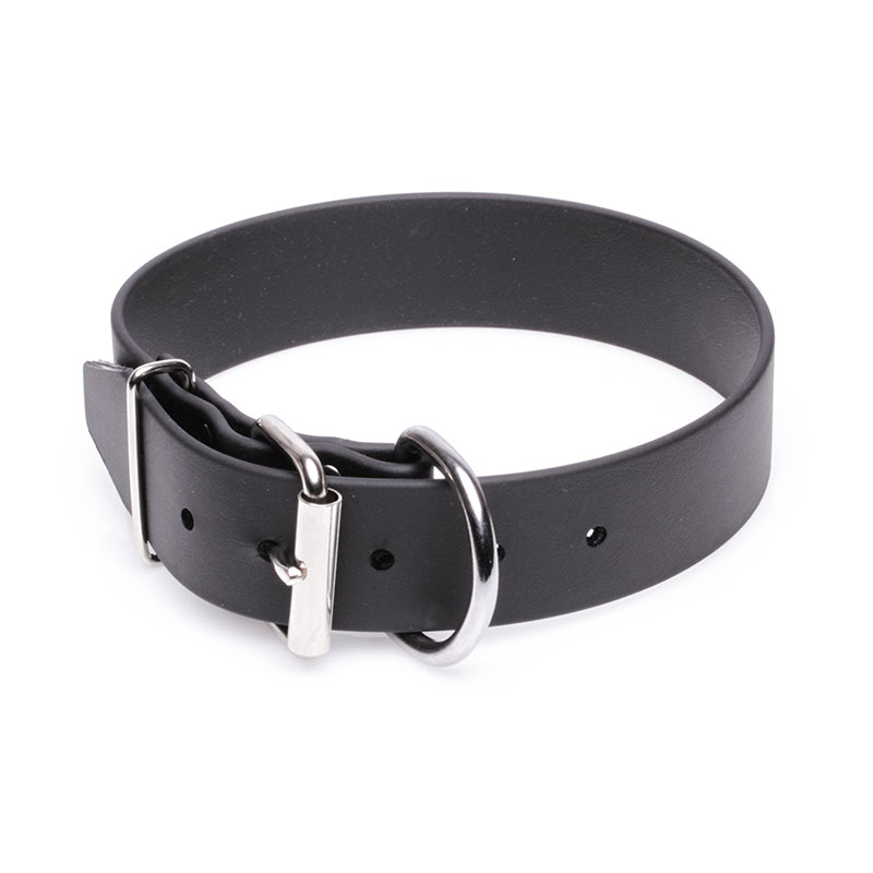 Extra Wide Black Biothane English Pointer Collar