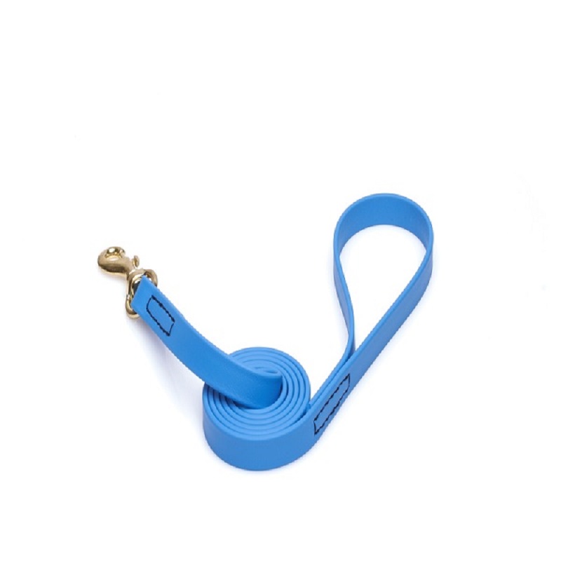 Blue Waterproof English Pointer Leash Made of Biothane