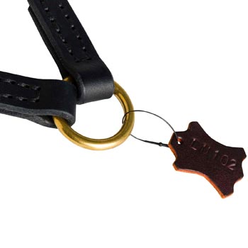 Braided Leather English Pointer Coupler with Brass O-ring