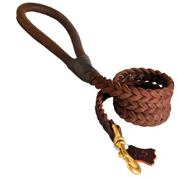 Multipurpose Leather Braided English Pointer Leash