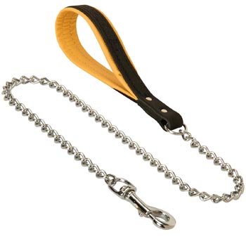 Multipurpose Leather Chain English Pointer Leash