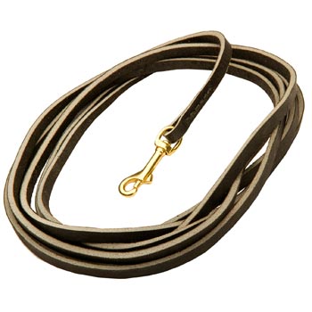 Leather English Pointer Leash Super Long