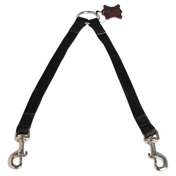 English Pointer Nylon Coupler for 2 Dogs