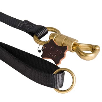 English Pointer Leash Nylon Special Design with Securely Stitched Brass Snap Hook